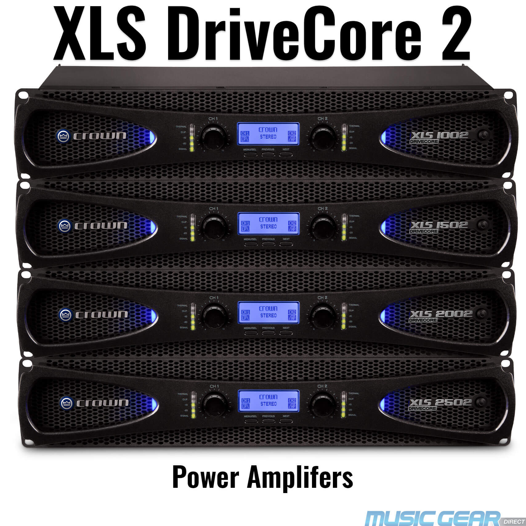 Crown XLS DriveCore 2 Power Amplifiers