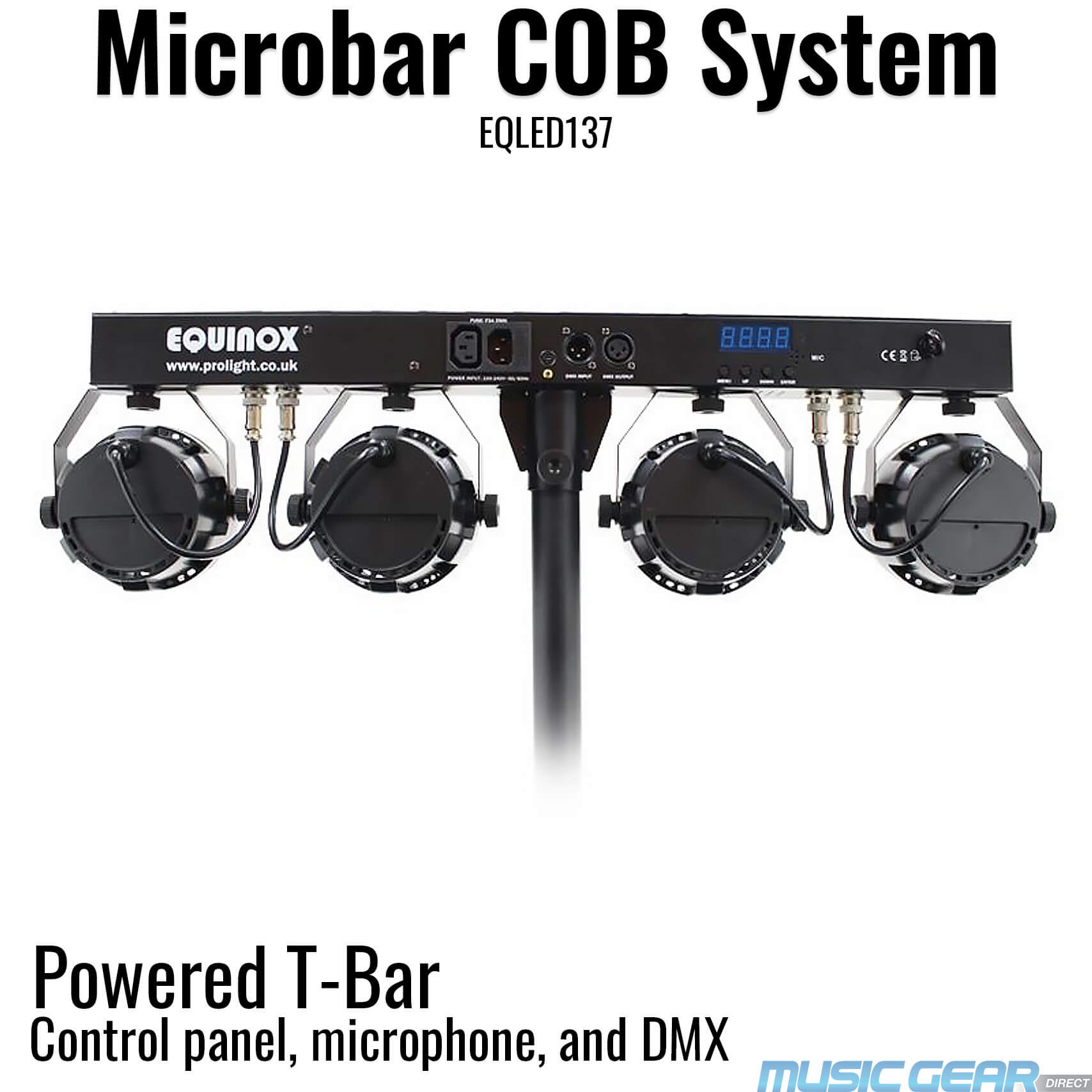 Equinox Microbar COB System Back Panel