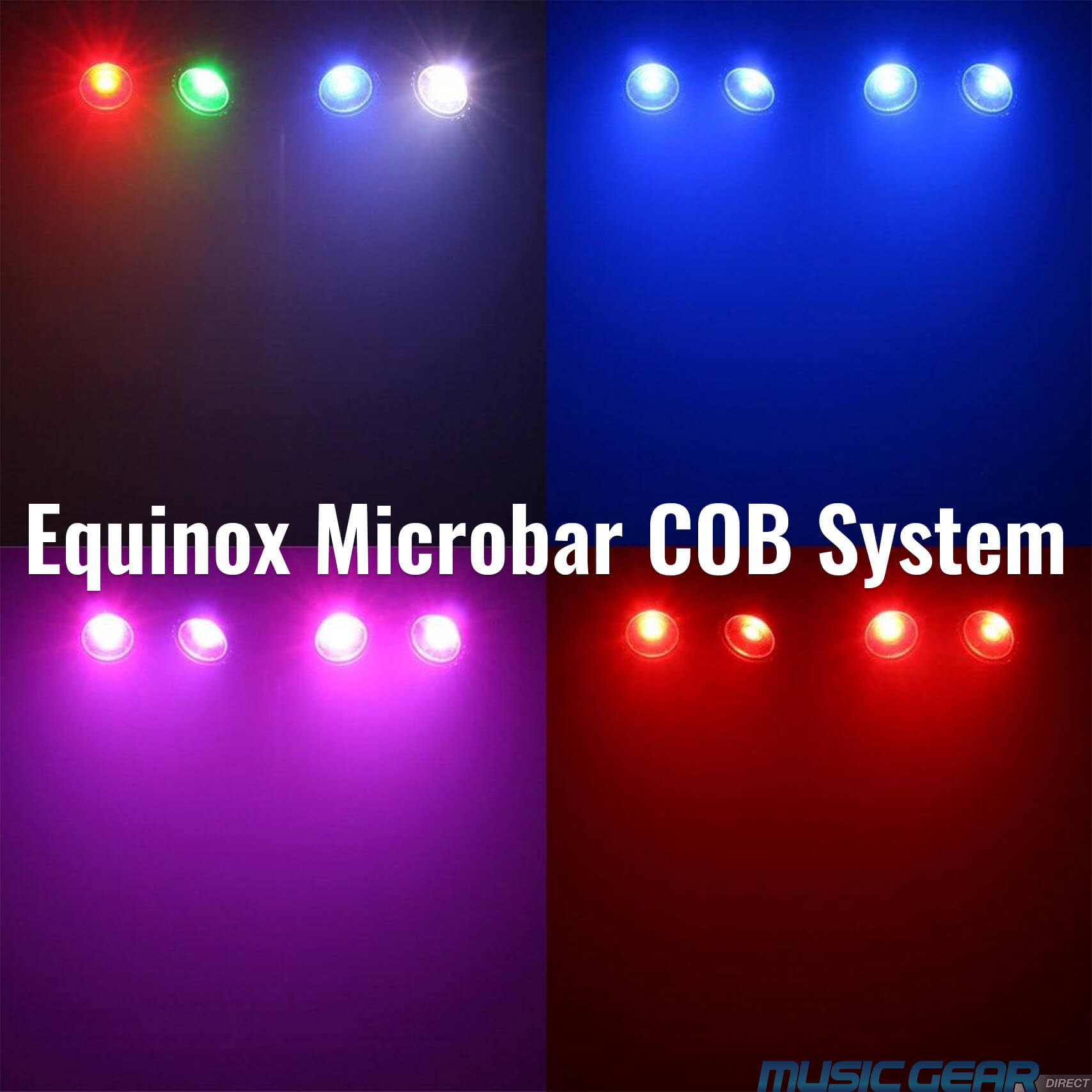 Equinox EQLED137 Microbar COB System Lighting Demo