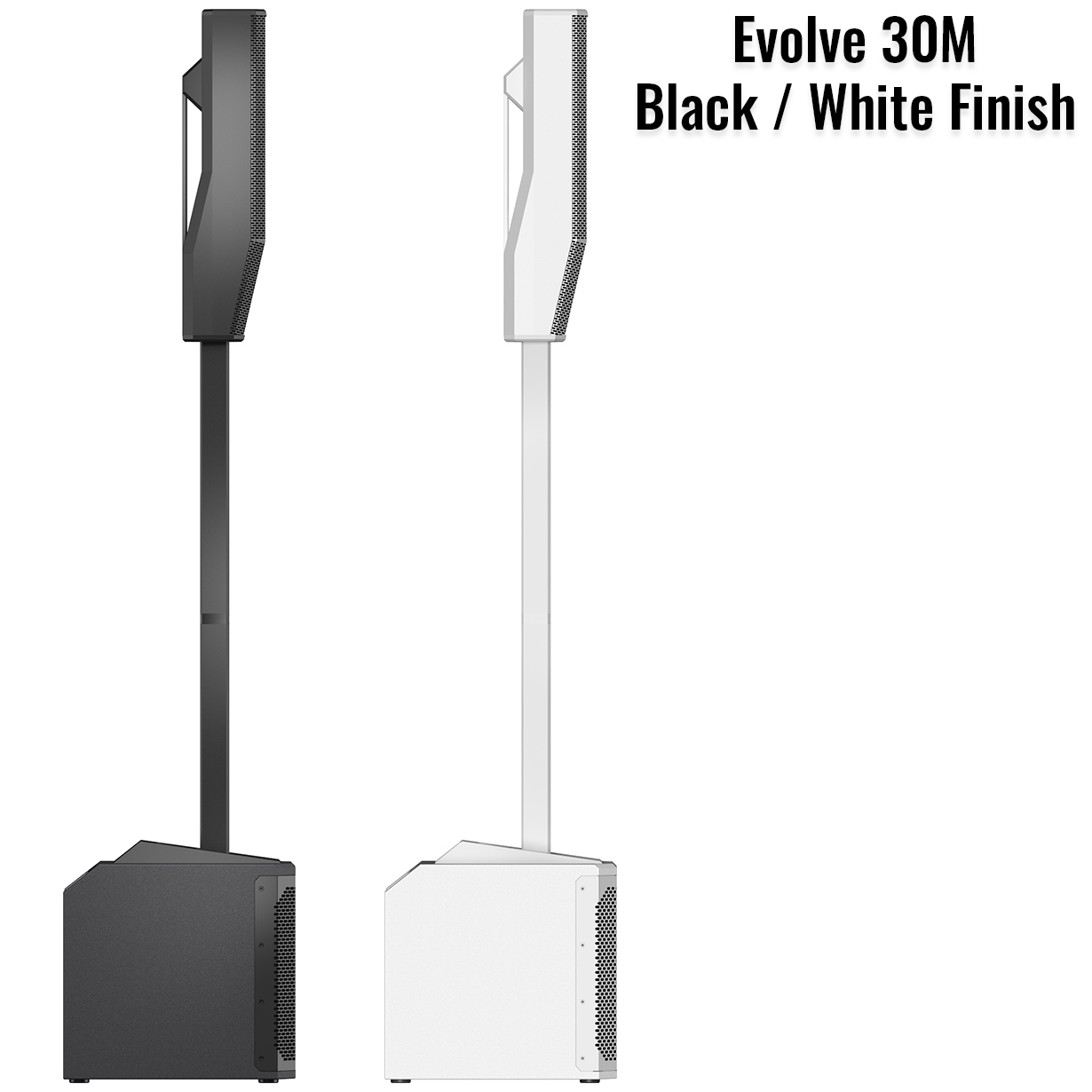 Evolve 30M Black / White Finish